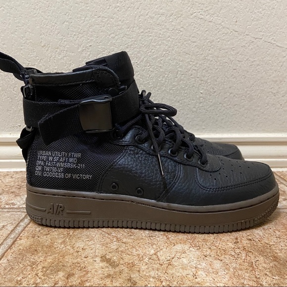 af1 mid black